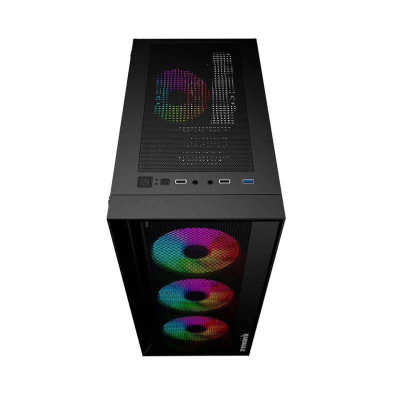 Raidmax Vector V100 ATX ARGB Gaming Chassis - Black