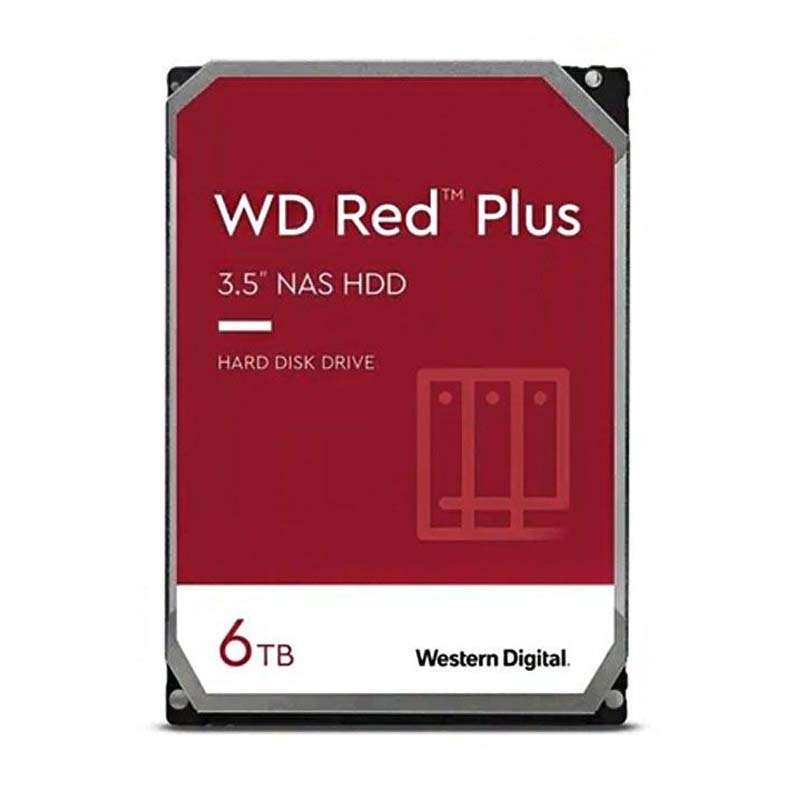 Western Digital Plus NAS 6TB 3.5 inch SATA Internal HDD - Red