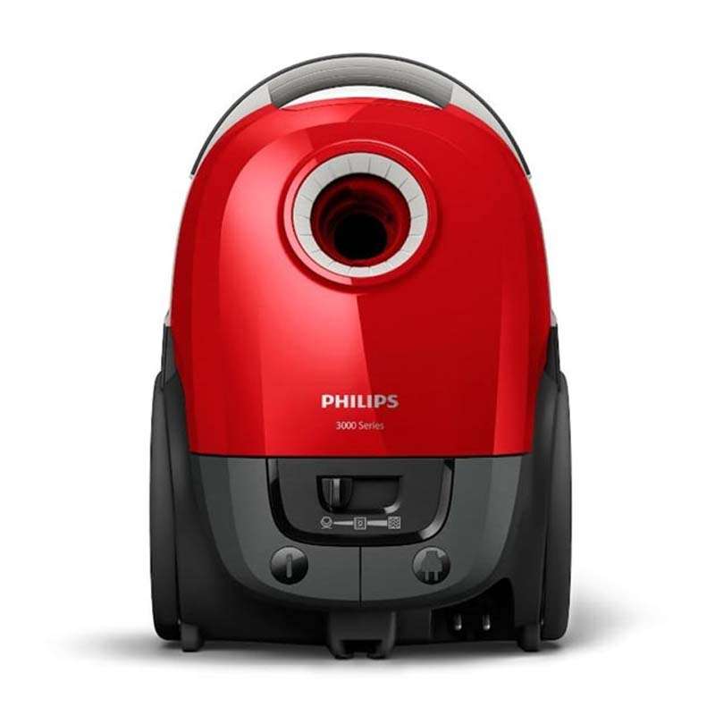 Philips 2000W Bagged Vacuum Cleaner - Red