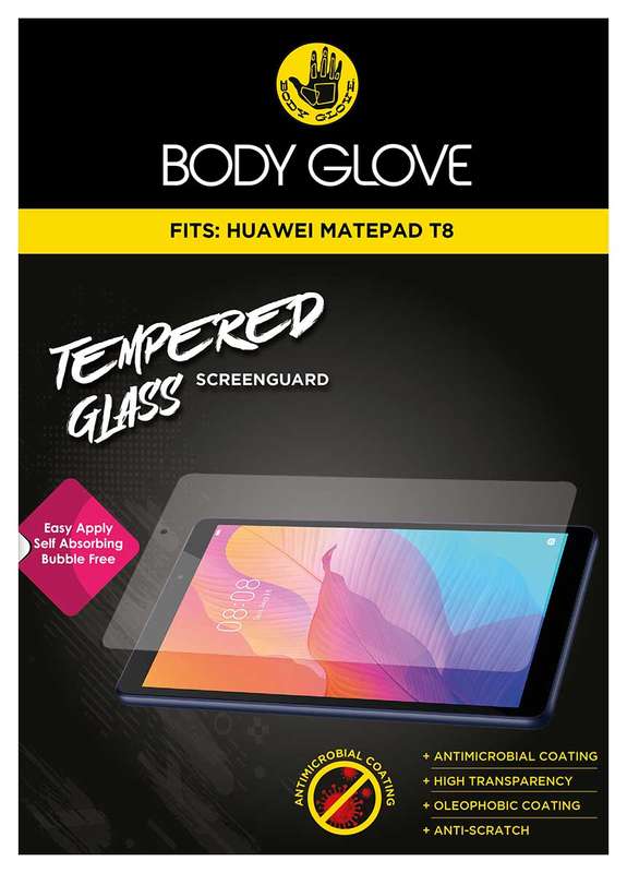 Body Glove Huawei MatePad T8 Tempered Glass ScreenGuard - Clear