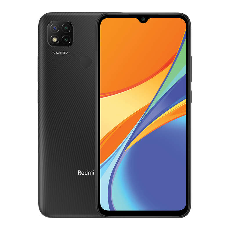 Xiaomi Redmi 9C Dual Sim 64GB + Mi In-Ear Headphones Basic - Midnight Grey