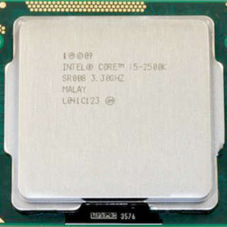 Intel Sandy Core i5-2500K (Excl HSF) Quad-Core Processor 3.3 GHz 6 MB Cache LGA 1155