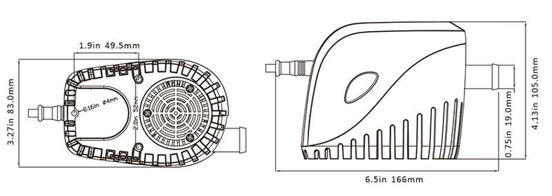 Automatic Bilge Pump 11 Series 750 GPH SEAFLO  with Magnetic Float Switch