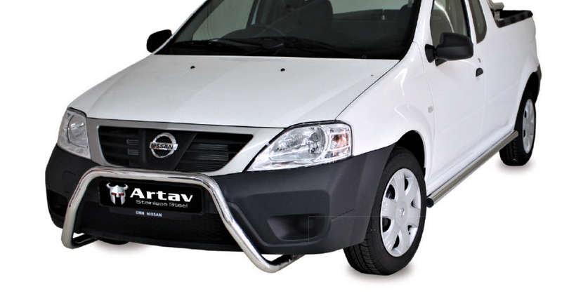 Nissan NP200 nudge bar 2010+ stainless steel Artav 170013t