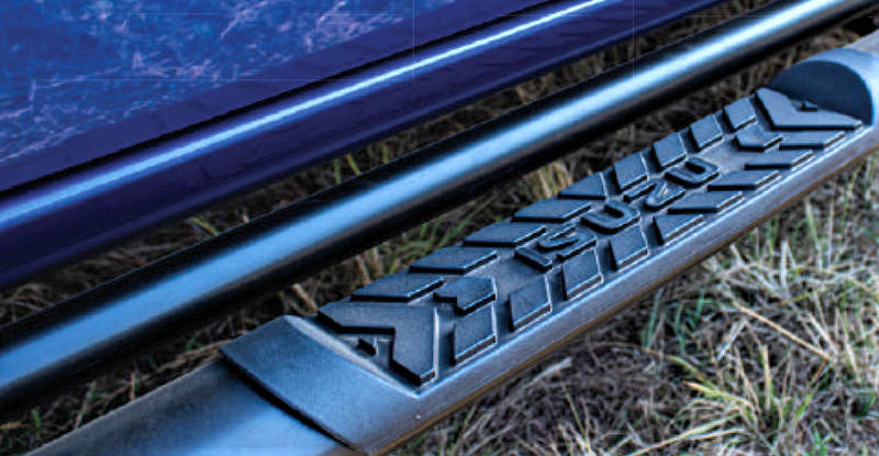 Isuzu Side Steps Oval for Double Cab - Black Stainless Steel Artav BS1600030t (FREE DELIVERY)