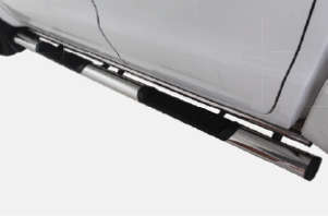 Toyota Hilux Side Steps Double Tube 2016+Oval Side Steps Double & Extended Cab Artav