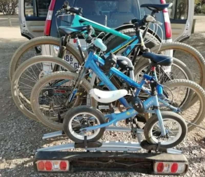 Tow Ball Mounting Bicycle Rack - 4 bike Carrier (Tilt)