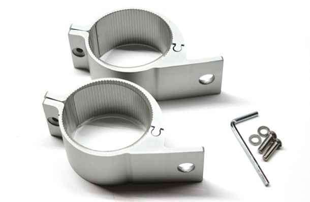 Spot Light Bracket  Chrome 76mm