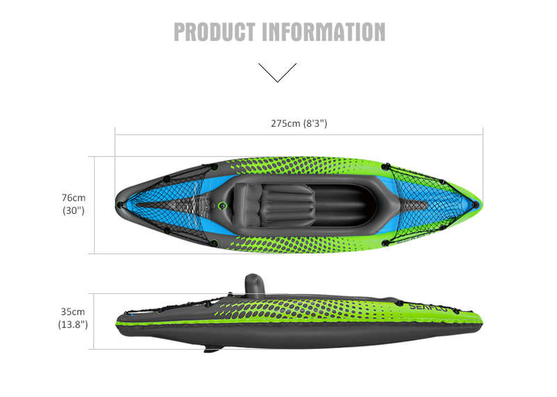 Seaflo Inflatable Kayak Solo
