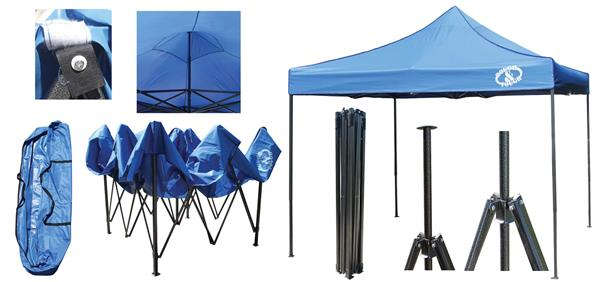 Gazebo Blue 3m x 3m (18kg)