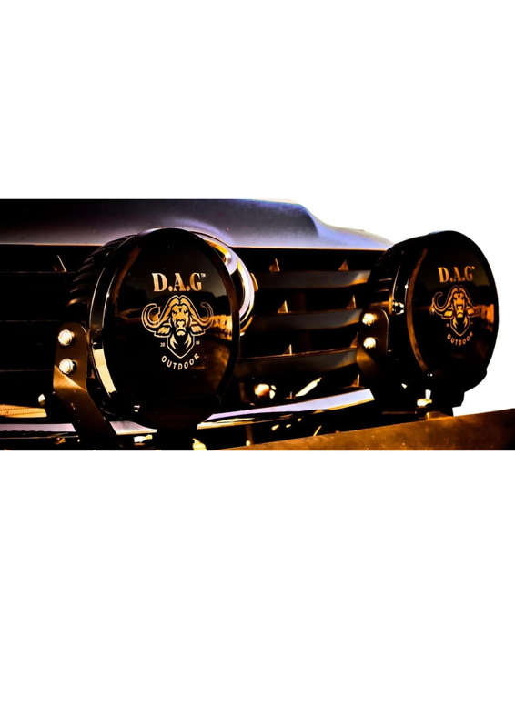 DAG LED Spot light 90watt 7 Inch set with covers and wiring harness