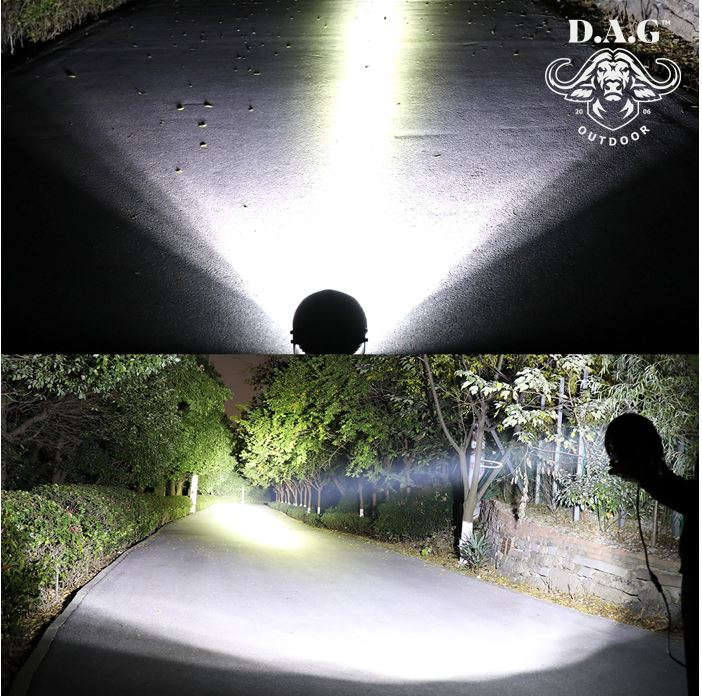 DAG LED Spot light 90watt 7 Inch set with covers and wiring harness