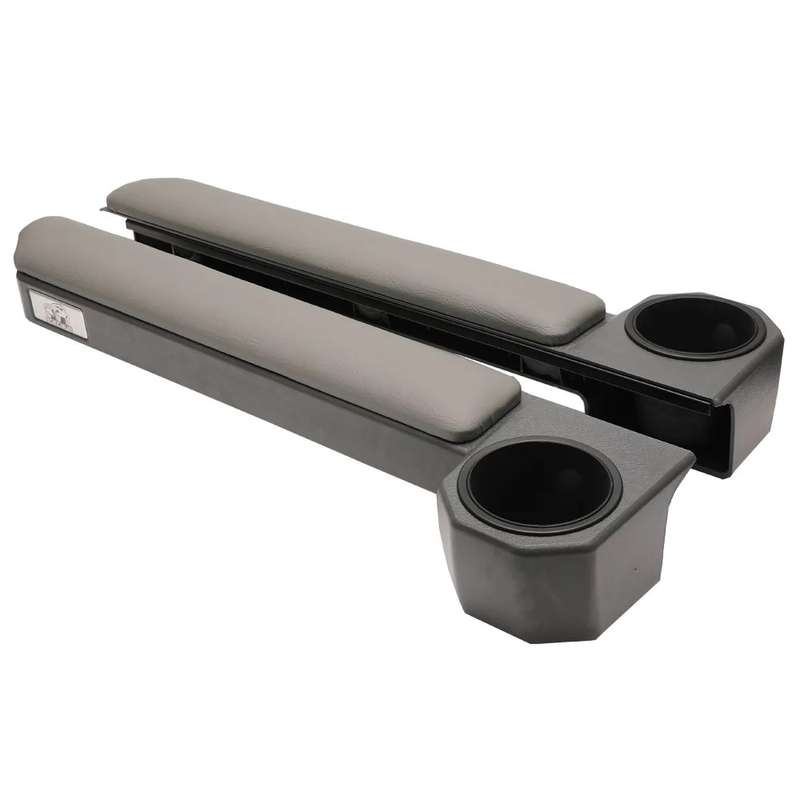 Toyota Landcruiser 79 Series Armrest & Cup holder Grey (magnetic)
