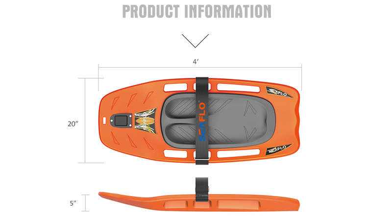 Seaflo, water skiing, sand or Knee board (Sandy Color) Seaflow