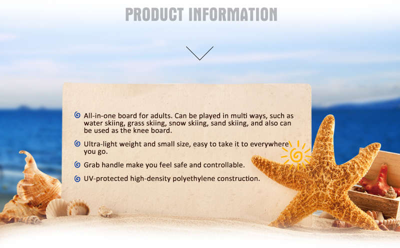 Seaflo, water skiing, sand or Knee board (Sandy Color) Seaflow