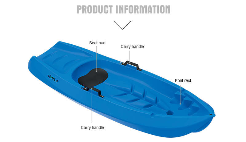 Kayak For Kids Small with Oars Blue
