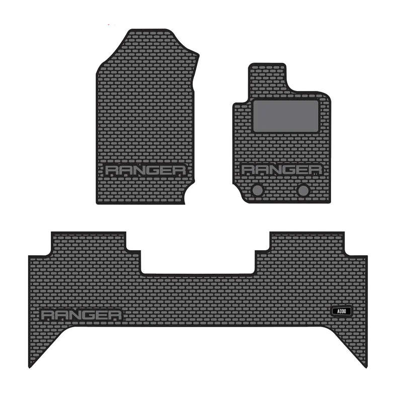 Ford Ranger Rubber mat set 2012- 2023 ADDO