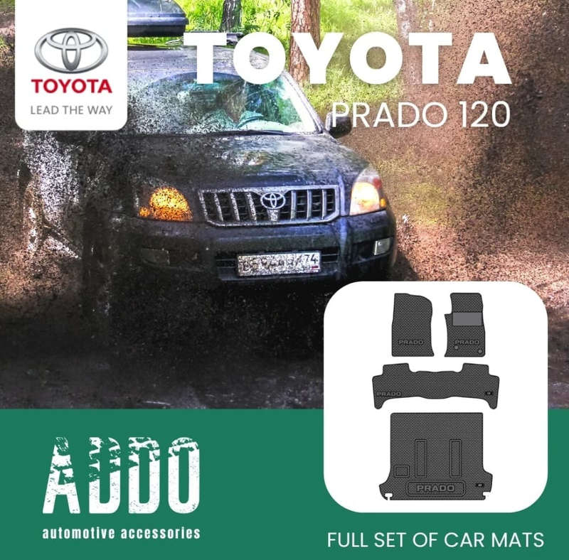 Toyota Prado 120 series mat set ADDO