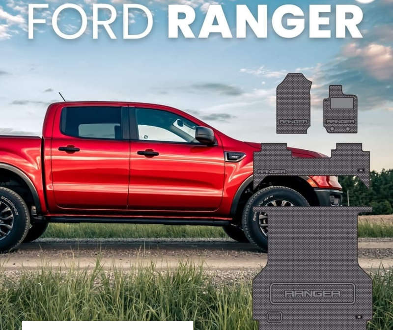 Ford Ranger Rubber mat set 2012- 2023 ADDO