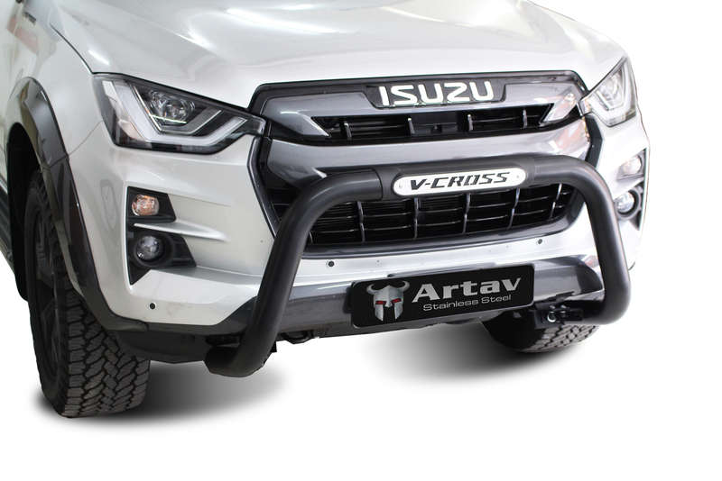 Isuzu Dmax Nudge Bar Gen 7 VCROSS Branded PDC  Black- Artav