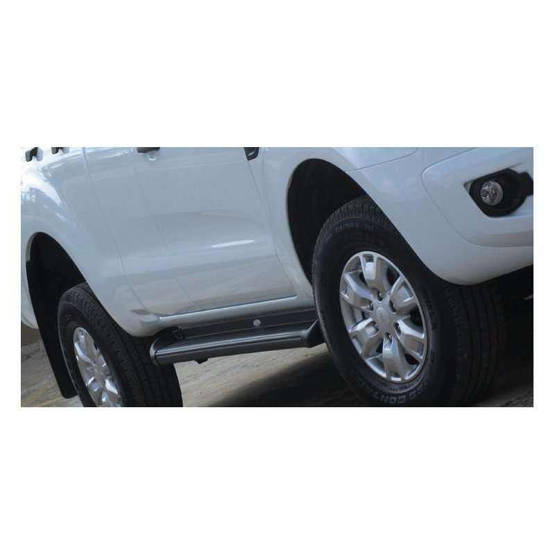 Double Cab/ Suv Aluminium Side Steps, Running boards Matt Black