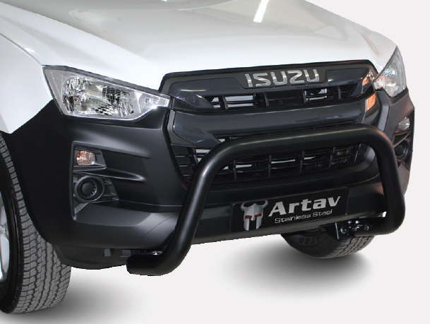 Isuzu DMAX Nudge Bar Fleet Black 2013- (Fits Gen 6 & Gen 7 Models) Artav