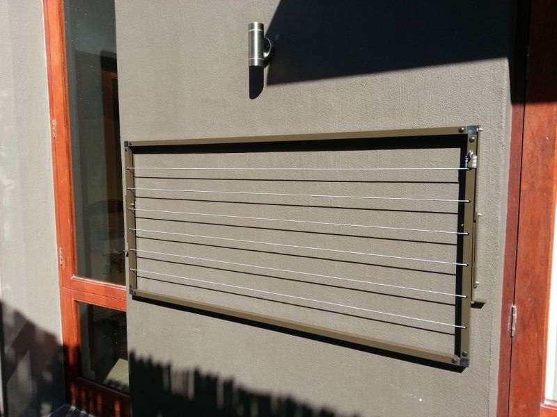 Aluminium Fold away wash line