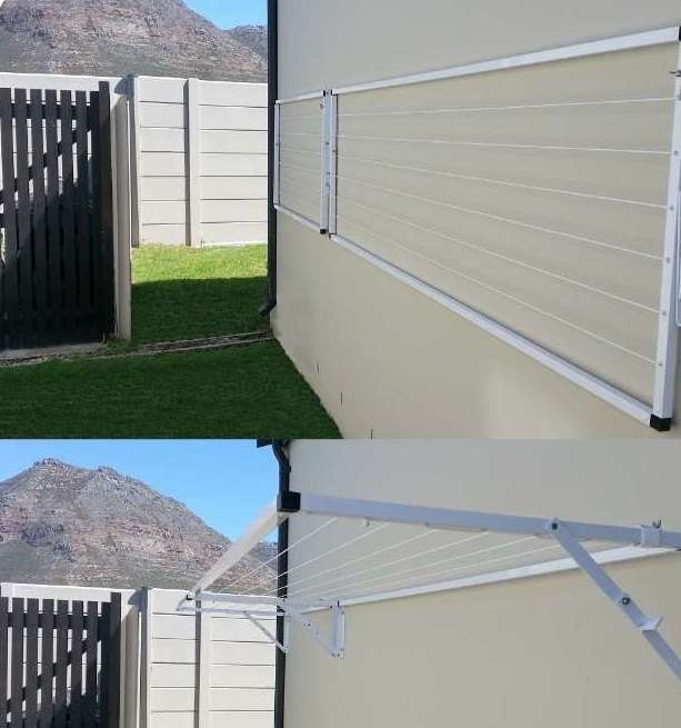 Aluminium Fold away wash line
