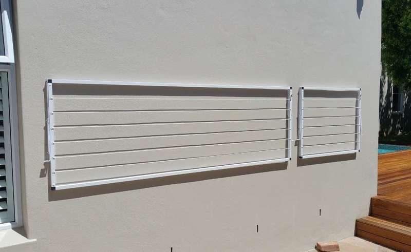 Aluminium Fold away wash line