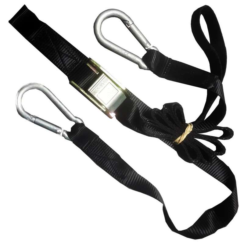 Motorbike cam strap with snap hook 25mm