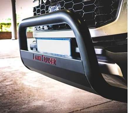 Toyota Landcruiser 300 series Black Stainless steel nudge bar- Artav