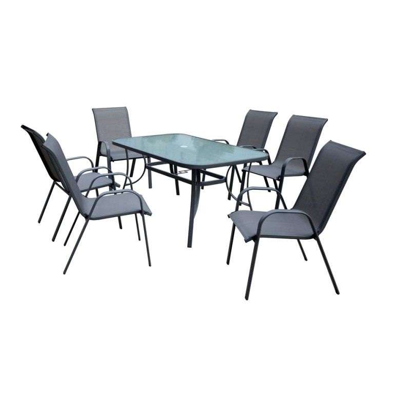 Patio Set Steel 5 or 7-Piece