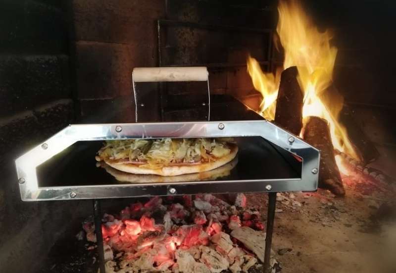 Pizza oven single large with spade