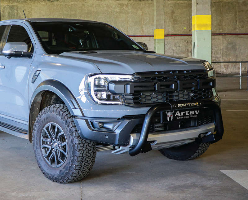 Ford Ranger Raptor Nudge Bar Next Gen 2023+ Stainless Black Premium 150058 BS Artav