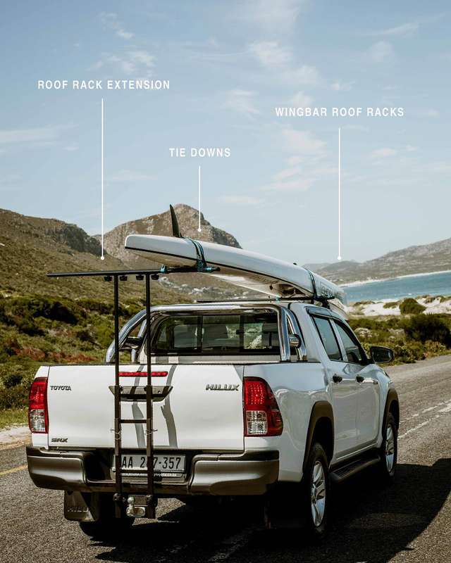 Holdfast Extra Roof Rack Support- towbar mount