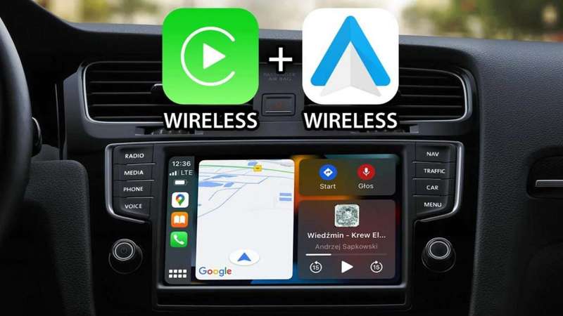 Autocast Air Connect (Carlink) Andriod Auto and Apple Car play wireless adapter