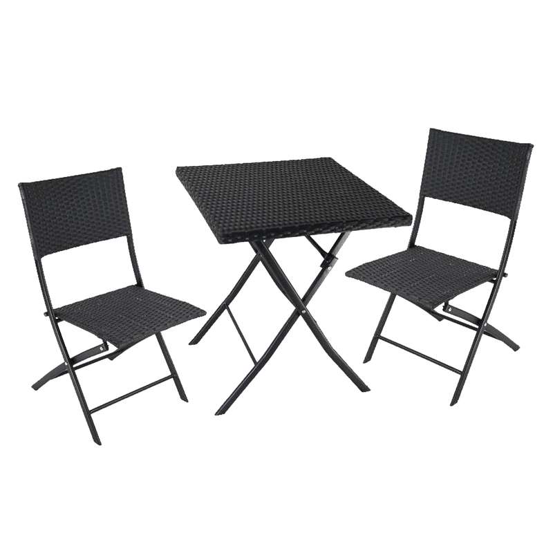Panama Rattan 3 Piece Injection Moulded