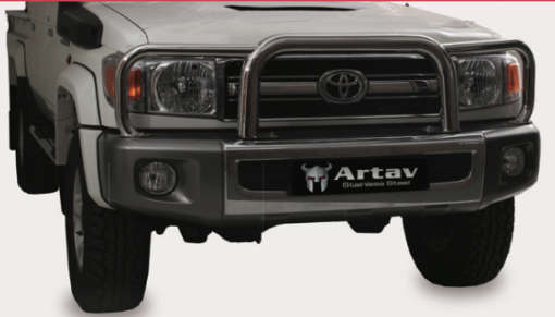 Toyota Landcruiser 70 Series Grill Guard Stainless Artav