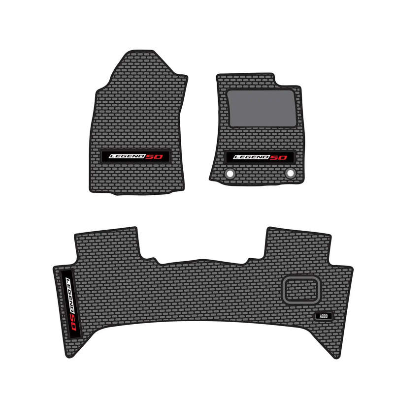 Toyota Hilux rubber mat set, Legend 50, Hilux GR, GD6 2015- ADDO
