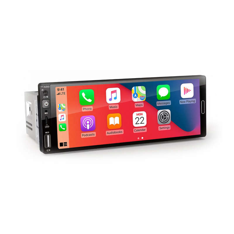 TT Audio single din with 6.5inch HD screen, Apple car play, Android Auto