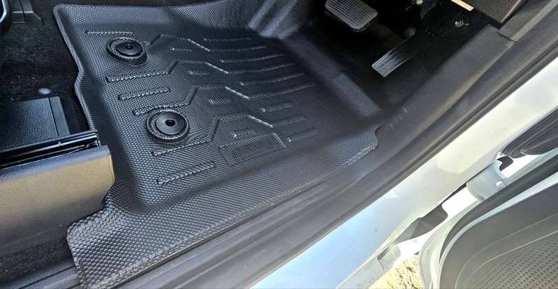 Ford Ranger Nex Gen 2023 Moulded Rubber Floor Mats (Automatic)