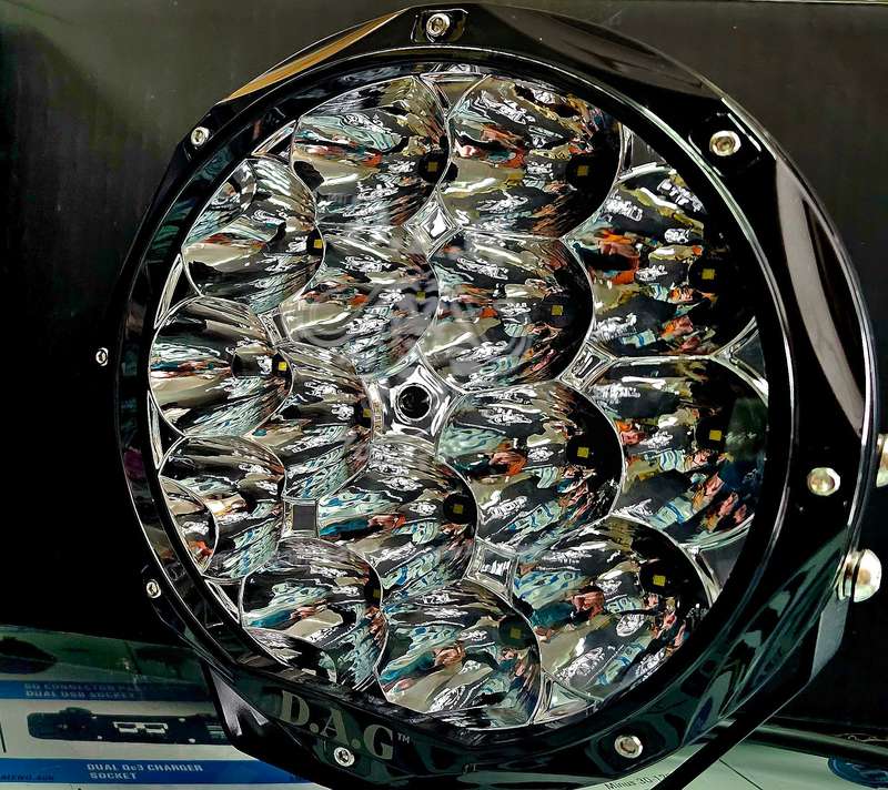 DAG LED Spot light 150watt 8.5 Inch set with covers and wiring harness