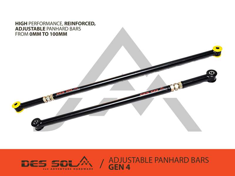Des Sol Adjustable HD Panhard Bars  Gen 4