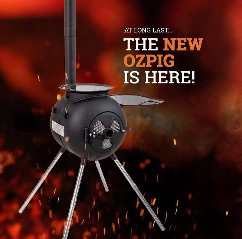Ozpig Braai, Series 2 Portable Wood Fire Stove