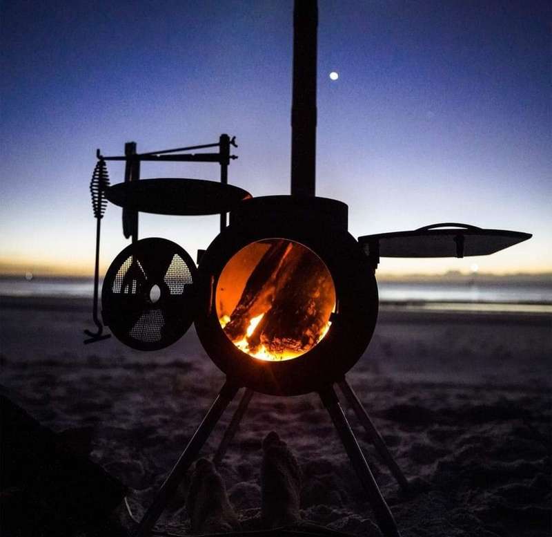 Ozpig Braai, Series 2 Portable Wood Fire Stove