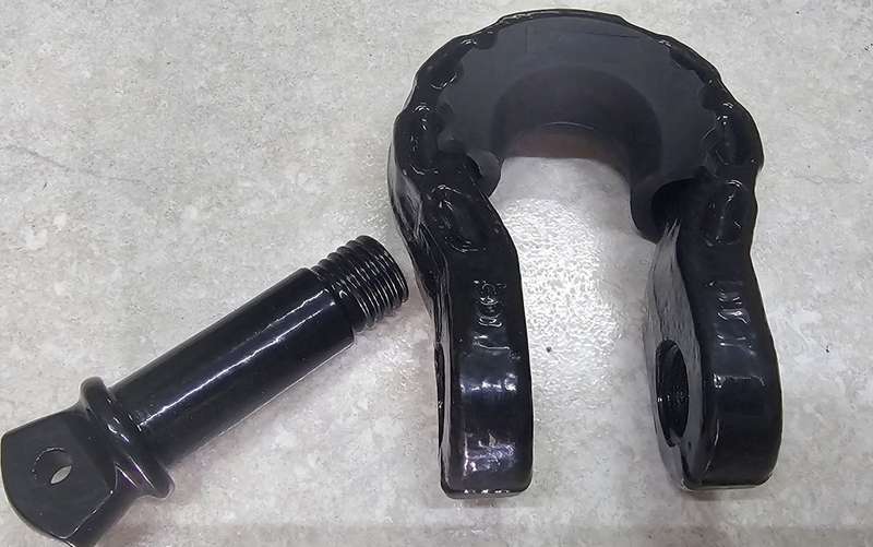 D Shackle Heavy duty Black