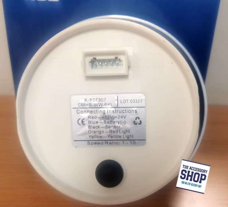 Tacho KUS Meter 6000Rpm 85mm White