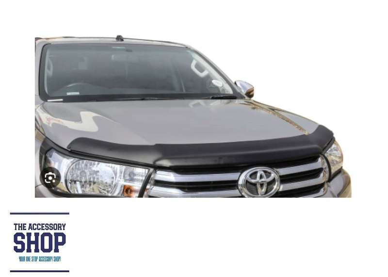 Toyota Hilux Bonnet Guard / Protector Gloss or Matt Black  2016 up to Current