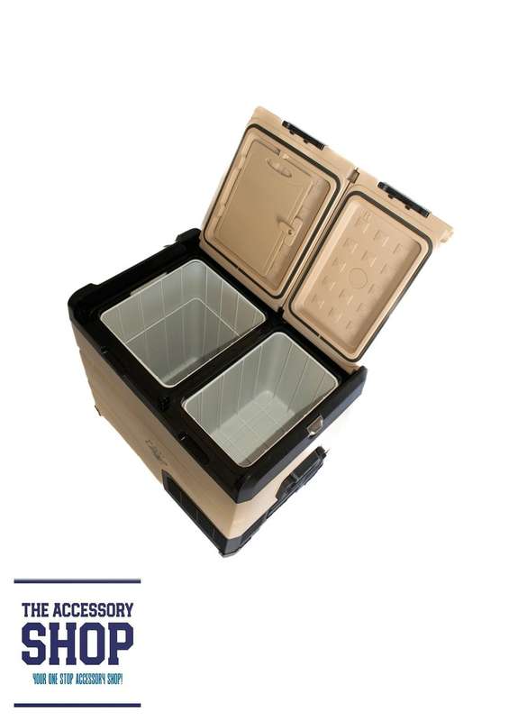 Camping Fridge Khalari Double Door Fridge / Freezer 55L DAG (12v, 24v &amp; 220v)