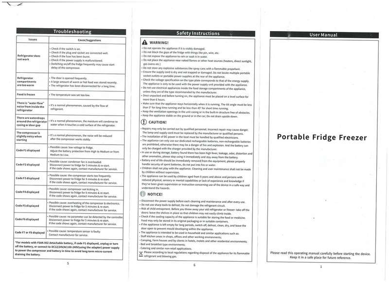 Camping Fridge Khalari Double Door Fridge / Freezer 55L DAG (12v, 24v &amp; 220v)